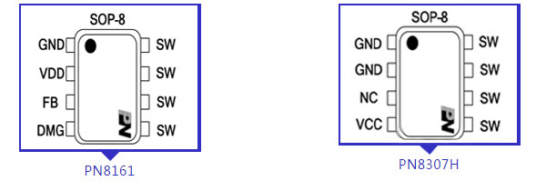 PN8161+PN8307H封装及脚位配置图