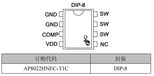 ap8022代换viper22a脚位配置