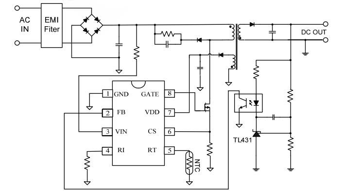 CR6842与OB2269代换电路原理图