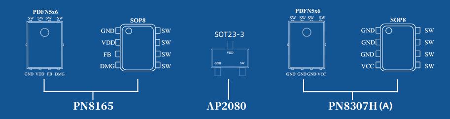30w pd快充方案封装及脚位配置