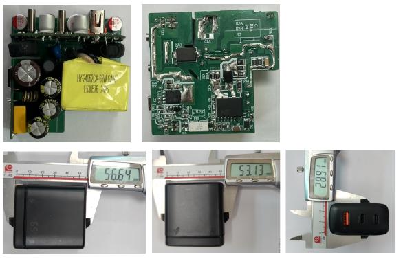 2c1a氮化镓方案DEMO实物图